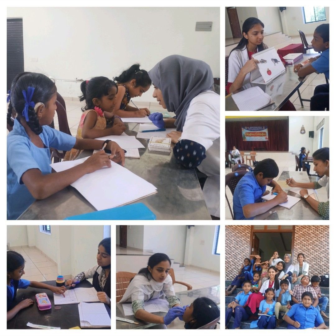 Community-based rehabilitation camp at Vittala, Dakshina Kannada — screening and supporting children for dyslexia and developmental communication needs